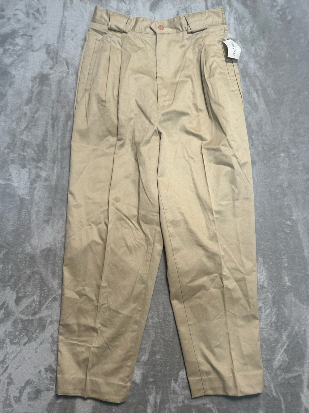 Cabin Creek Straight Leg Khaki Pants Women’s 14 Tan